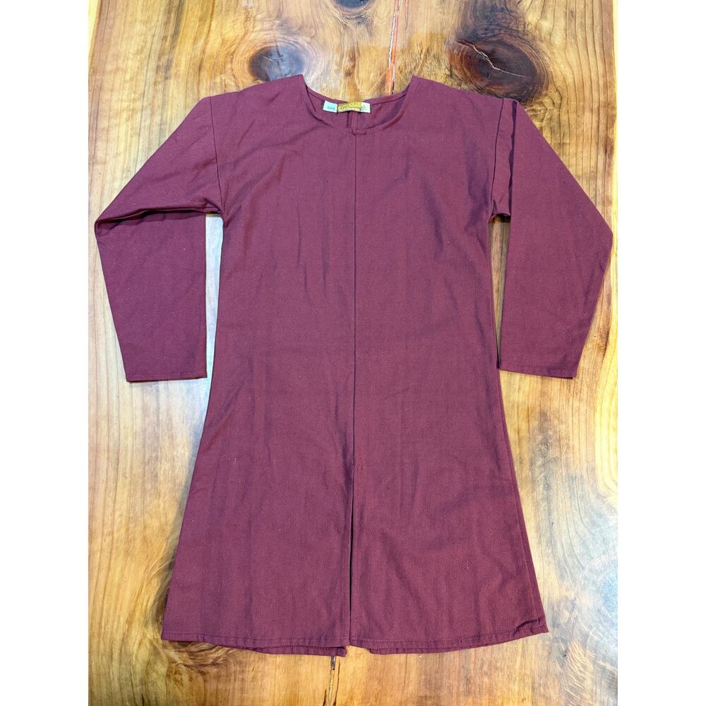 Mytholon Men's Reenactment Shirt Small Long Sleeve Cotton USA Tunic Costume DD25